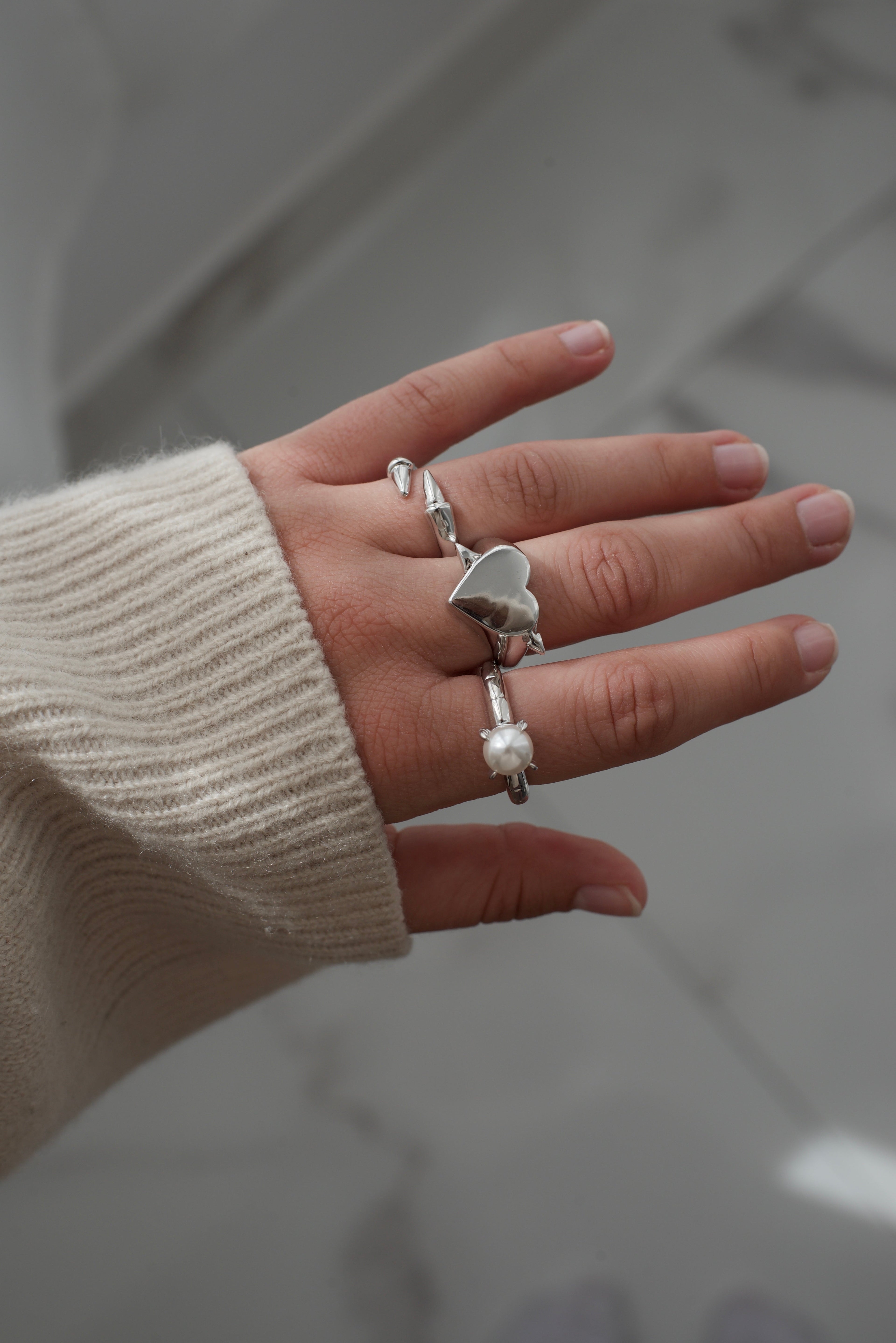 Heart Arrow Ring