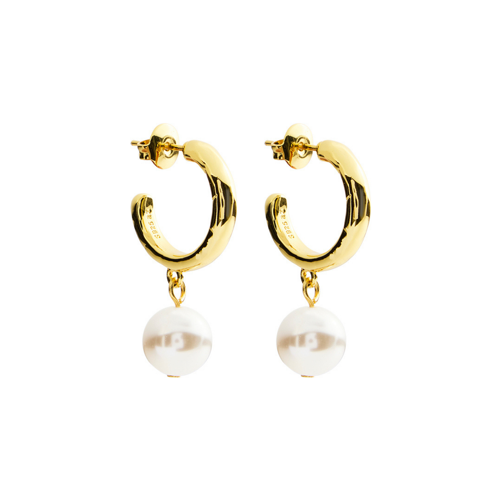 Pearl Claw Earrings