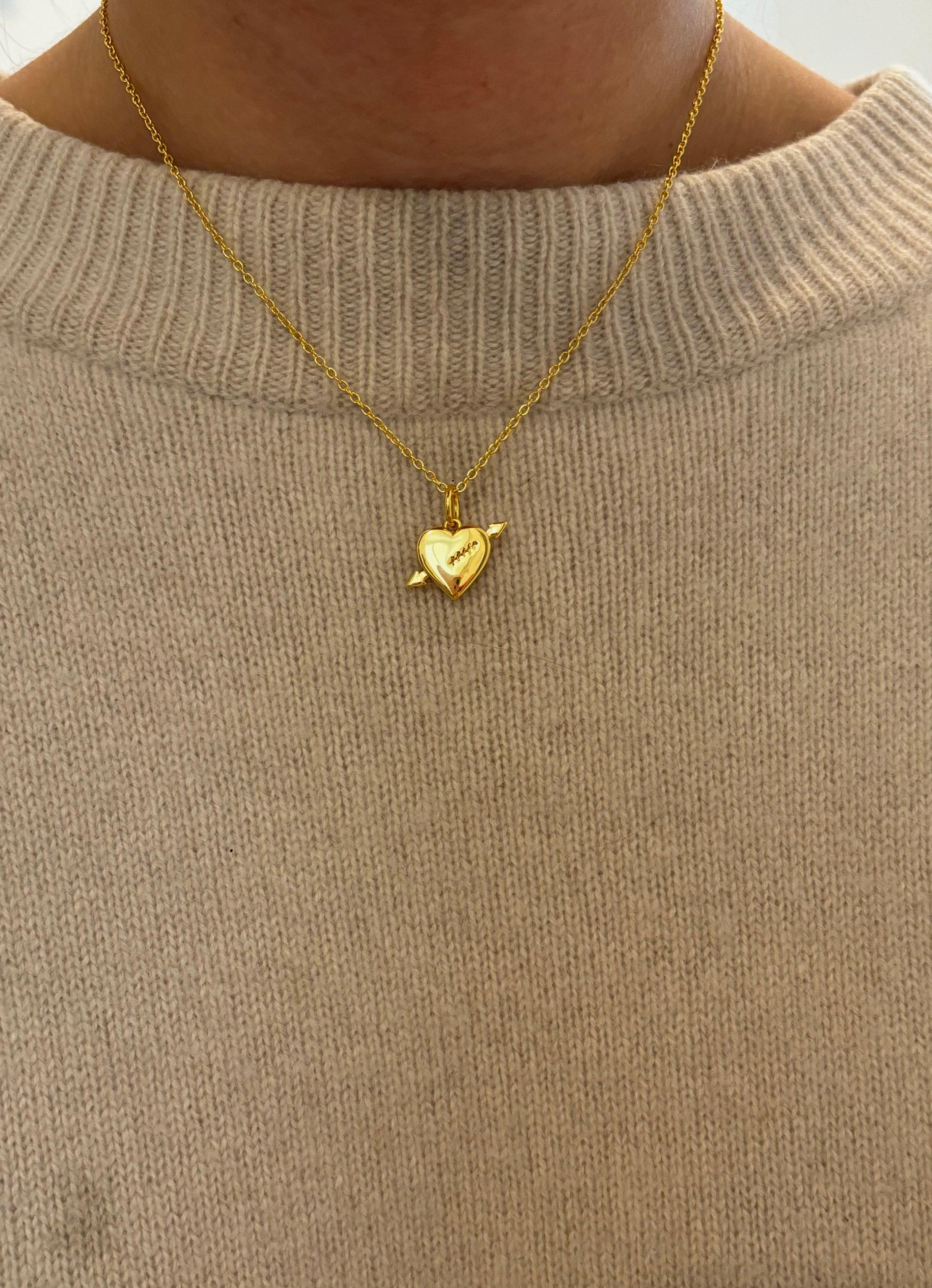 Heart Arrow Necklace