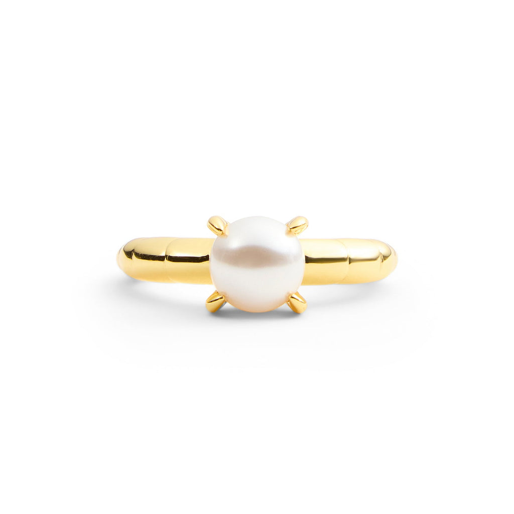 Pearl Claw Ring