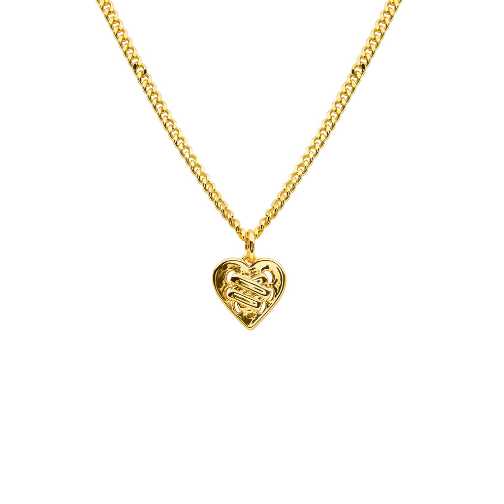 Tied Heart Necklace