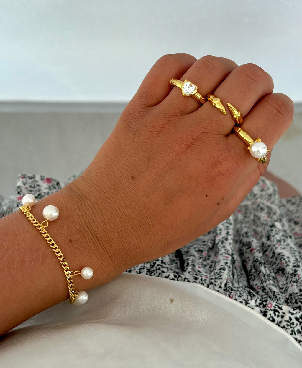 Pearl Chain Bracelet